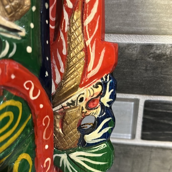 Vintage hand carved and painted Chinese Mask. - Picture 4 of 7